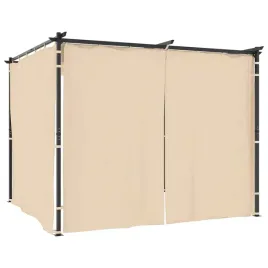 kremowa-altana-ogrodowa-3x3-m-z-3-sciankami-odporna-na-uv-i-wode