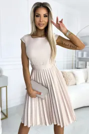 311-14-lila-plisowana-sukienka-z-krotkim-rekawkiem-i-paskiem-bezowa-xl