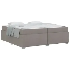 ramka-lozka-z-materacem-ciemnoszary-200-x-200-cm-tkanina