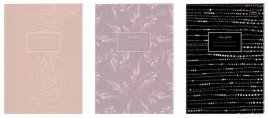 zeszyt-a4-60k-kratka-metallic-rose-gold-5szt