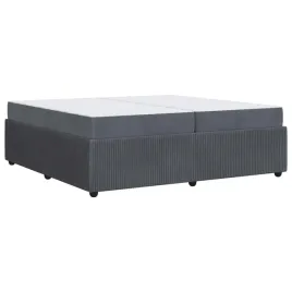ramka-lozka-z-materacem-ciemnoszary-200-x-200-cm-tkanina