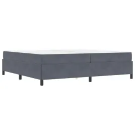 ramka-lozka-z-materacem-ciemnoszary-200-x-200-cm-tkanina