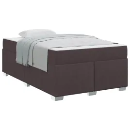 ramka-lozka-z-materacem-ciemny-braz-120-x-190-cm-tkanina