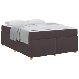 ramka-lozka-z-materacem-ciemny-braz-160-x-200-cm-tkanina