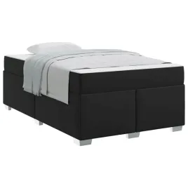 ramka-lozka-z-materacem-czarny-120-x-190-cm-tkanina