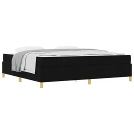 ramka-lozka-z-materacem-czarny-200-x-200-cm-tkanina
