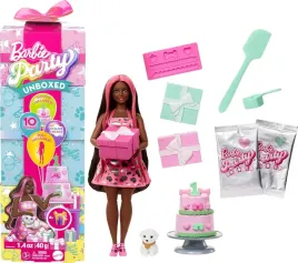 lalka-barbie-party-reveal-jfg71-urodziny-pieska-10-niespodzianek-mattel