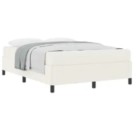 ramka-lozka-z-materacem-kremowy-160-x-200-cm-tkanina