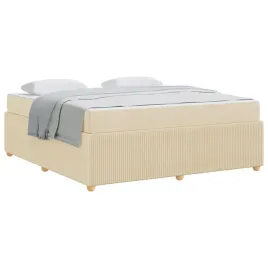 ramka-lozka-z-materacem-kremowy-180-x-200-cm-tkanina