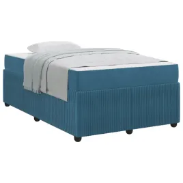 ramka-lozka-z-materacem-niebieski-120-x-190-cm-tkanina