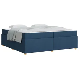 ramka-lozka-z-materacem-niebieski-200-x-200-cm-tkanina