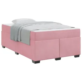 ramka-lozka-z-materacem-rozowy-120-x-200-cm-tkanina