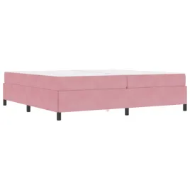 ramka-lozka-z-materacem-rozowy-200-x-200-cm-tkanina