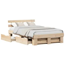 ramka-lozka-z-szuflada-brazowy-135-x-190-cm-lite-drewno-sosnowe