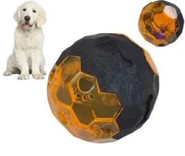 pilka-dla-psa-swiecaca-gumowa-zabawka-7-cm-pomaranczowa