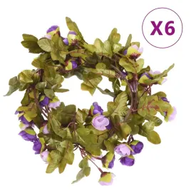 sztuczne-girlandy-kwiatowe-6-szt-jasny-fiolet-215-cm