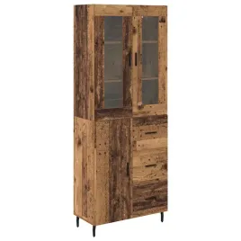 highboard-2-pcs-stare-drewno-drewno-inzynieryjne-i-szklo