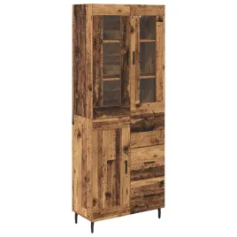 highboard-2-pcs-stare-drewno-drewno-inzynieryjne-i-szklo