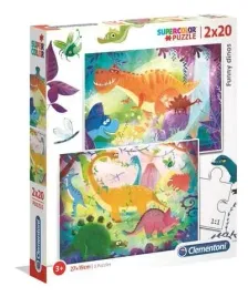 puzzle-2w1-super-kolor-smieszne-dinozaury-24755