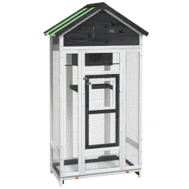 klatka-dla-ptakow-szara-915x53x170-cm-lite-drewno-sosnowe