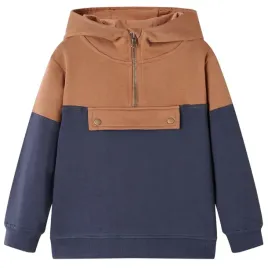 bluza-dziecieca-z-kapturem-i-krotkim-zamkiem-antracyt-i-koniak-104