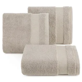 recznik-frotte-z-kolorowa-bordiura-nessy-50x90-bezowy