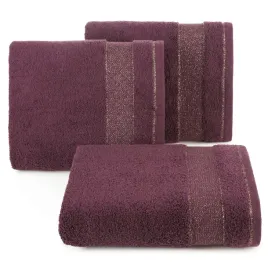 recznik-frotte-z-kolorowa-bordiura-nessy-30x50-bordowy