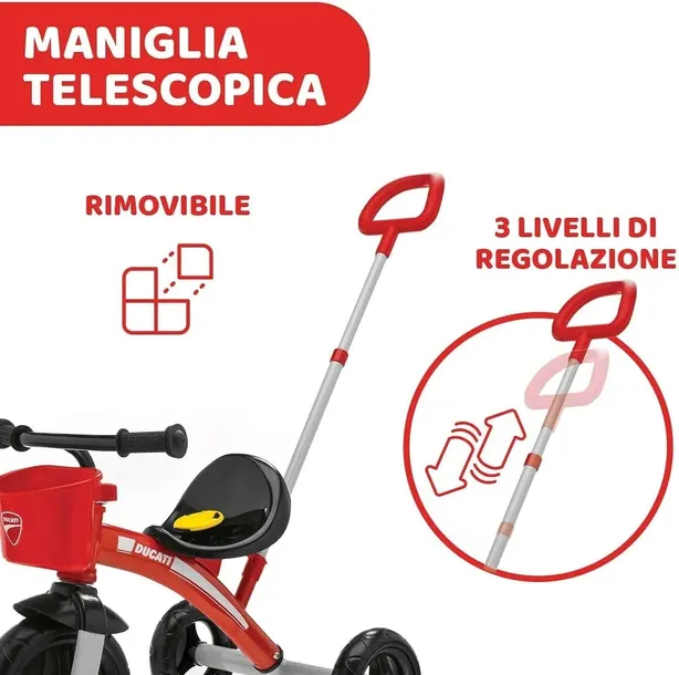rower-trojkolowy-chicco-ducati-czerwony-stan-powystawowy