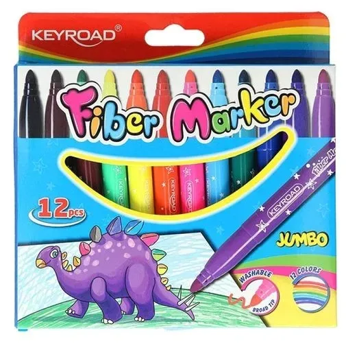 flamastry-keyroad-jumbo-12-kolorow-stan-nowy