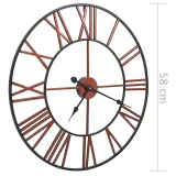 zegar-scienny-nowoczesny-do-salonu-o58-cm-czerwony-metal-rzymski-kolor-czarny