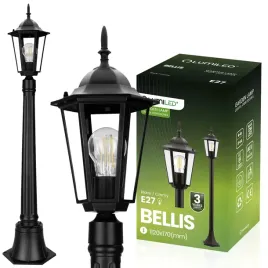 lampa-ogrodowa-zewnetrzna-stojaca-latarnia-slupek-100cm-led-e27-czarna-ip44
