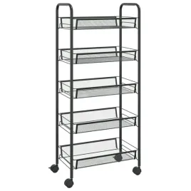 5-poziomowy-wozek-kuchenny-czarny-46x26x105-cm-zelazo