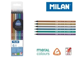 kredki-olowkowe-trojkatne-metalizowane-milan-6-kolorow