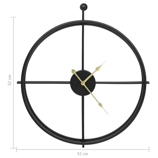zegar-scienny-nowoczesny-do-salonu-o52-cm-czarny-zelazo-minimalistyczny-typ-scienny