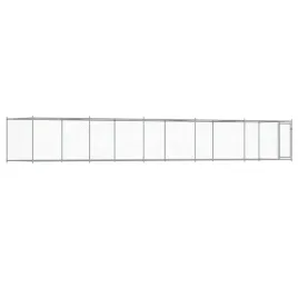 klatka-dla-psa-z-drzwiami-szara-10x2x15-m-stal