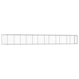 klatka-dla-psa-z-drzwiami-szara-12x2x15-m-stal
