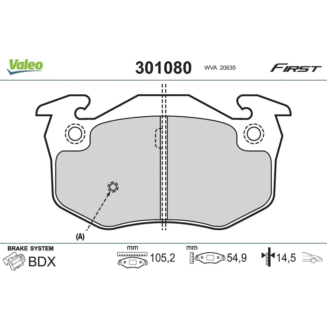 valeo-klocki-hamulcowe-301080-stan-nowy