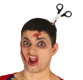 nozyczki-w-glowie-opaska-na-halloween