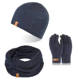 granatowy-komplet-brodrene-czapki-kominy-rekawice