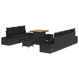 zestaw-sof-na-ogrod-z-poduszka-10-pcs-czarny-polirattan