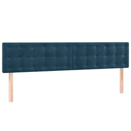 zaglowki-do-lozka-2-szt-ciemnoniebieski-90x5x78-88cm-aksamit