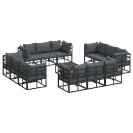 zestaw-sof-na-ogrod-z-poduszka-13-pcs-czarny-aluminium