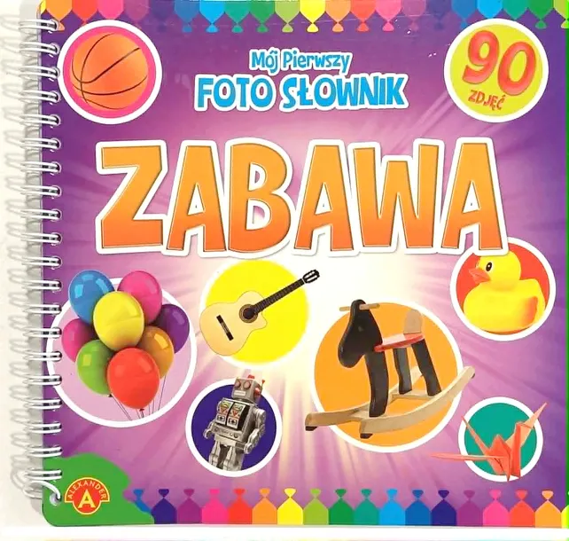 MÓJ PIERWSZY FOTOSŁOWNIK KSIĄŻECZKA Z OBRAZKAMI 90 ZDJĘĆ DLA DZIECI ZABAWA