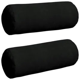 poduszki-walkowe-2-pcs-czarny-o-25-x-70-cm-tkanina-mikrofibrowa