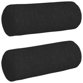 poduszki-walkowe-2-pcs-czarny-o-25-x-70-cm-tkanina