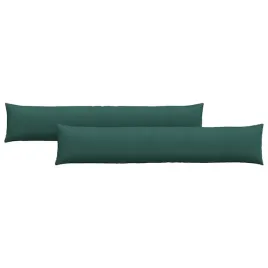 poduszki-na-sofe-2-pcs-ciemna-zielen-200-x-40-cm-tkanina