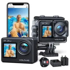 kamera-sportowa-wolfang-ga200-4k-24mp-wifi-wodoodpornosc-40m-z-akcesoriami