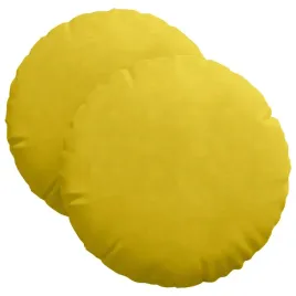 poduszki-na-siedziska-2-pcs-zolty-o-40-x-13-cm-aksamit