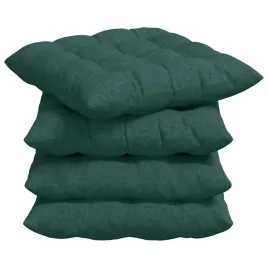 poduszki-na-siedziska-2-pcs-ciemna-zielen-40-x-40-x-6-cm