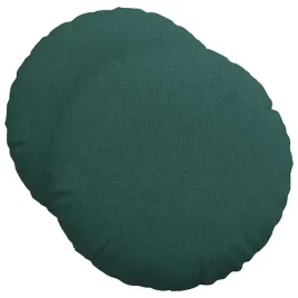 poduszki-na-siedziska-2-pcs-ciemna-zielen-o50-x-19-cm-tkanina